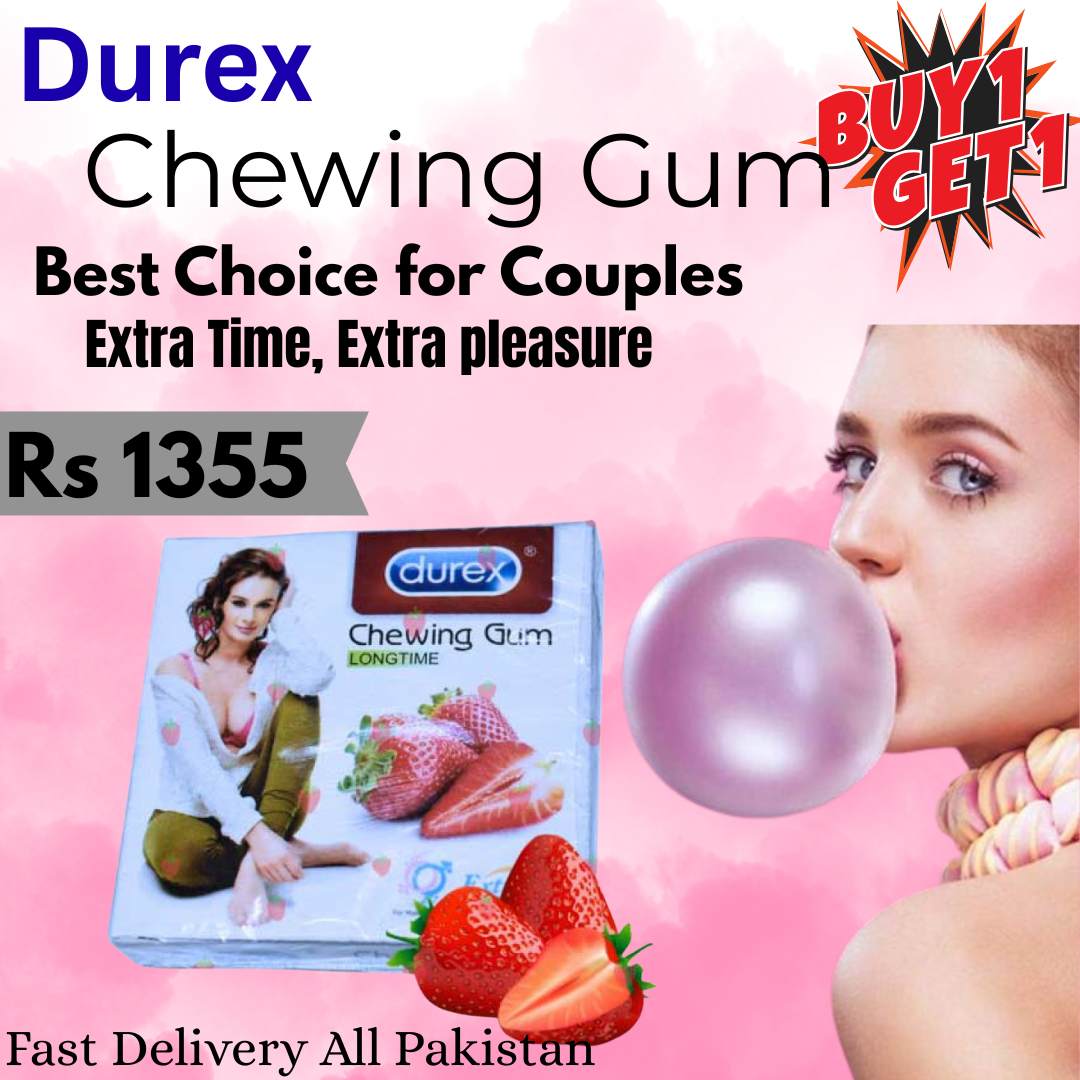 Durex Chewing Gum – Longtime Support Buy 1 Get 1 Free | Free Home Delivery