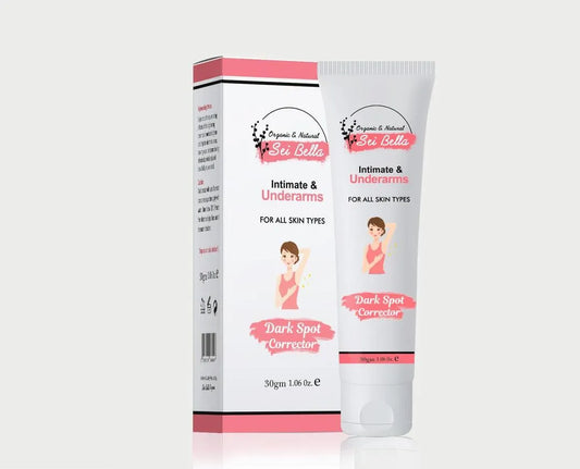 Sei Bella Intimate & Underarms Dark Spot Corrector Cream for Women & Men – Gentle Formula for Uneven Skin Tone, Suitable for All Skin Types, 30g
