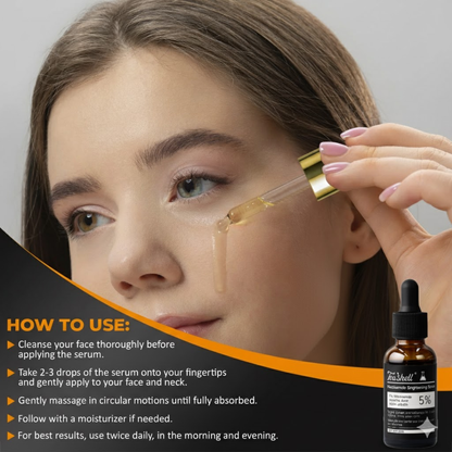 Teashell Niacinamide Brightening Serum |BUY ONE GET ONE FREE/ Fades Dark Spots, Evens Skin Tone & Boosts Glow