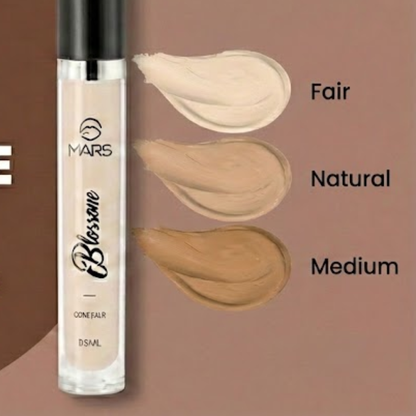 MARS Liquid Blossom Foundation & Concealer Set | SPF 50+ PA++++, Longwear, Crease-Resistant & Customizable Coverage