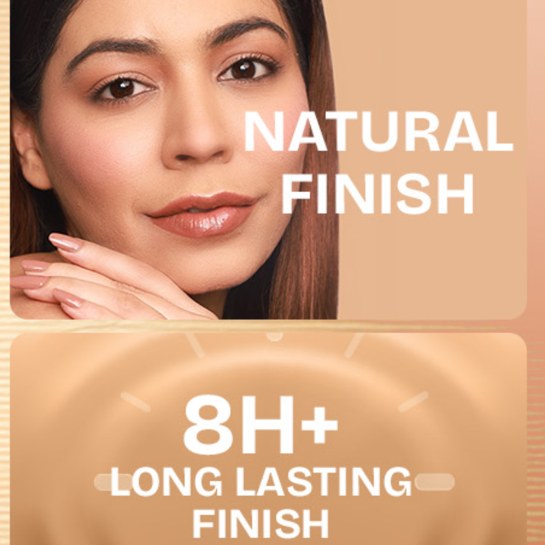 MARS Liquid Blossom Foundation & Concealer Set | SPF 50+ PA++++, Longwear, Crease-Resistant & Customizable Coverage