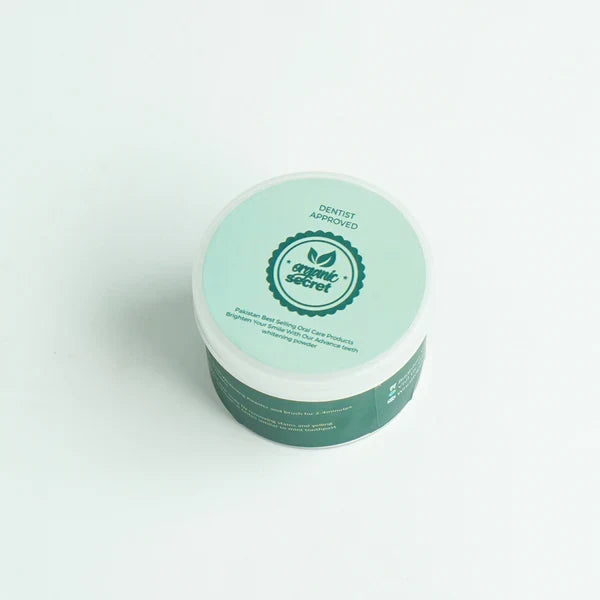 Teeth whitening powder by organic secret- No artificial flavour ✅