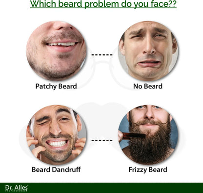 Dr. Alies Professional Beard Growth Oil for strong and healthy beard growth  Hair Oil (30 ml)