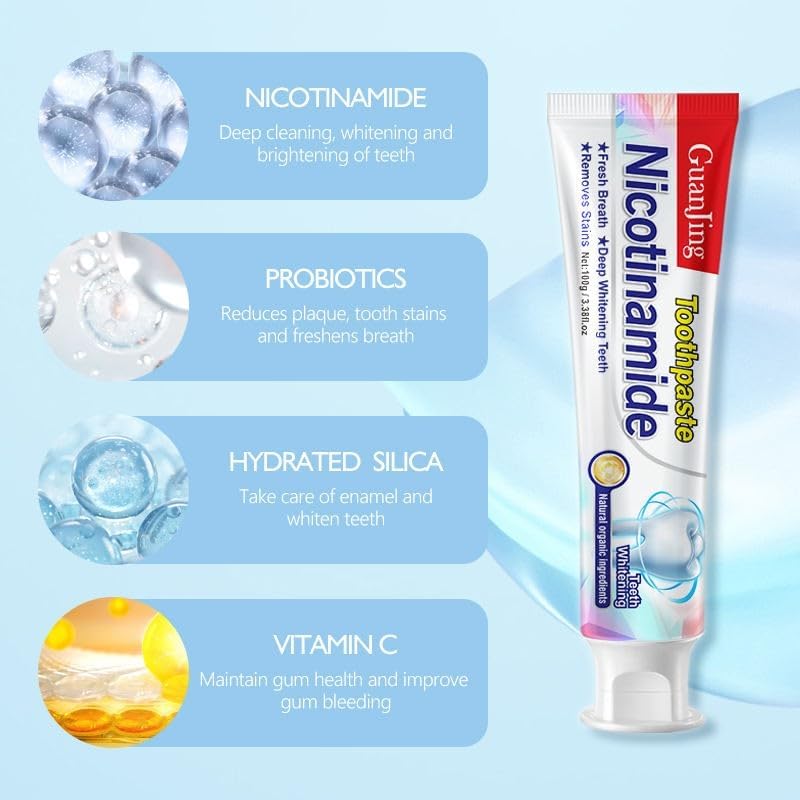 Guanjing Nicotinamide Whitening Toothpaste 100g