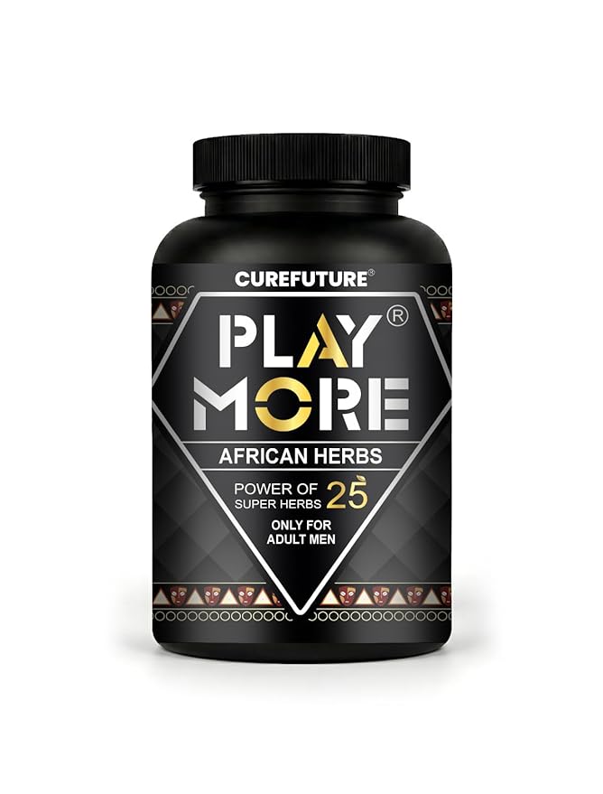 Play More Powerful African Herbs Powder for Men – 150g | 25Natural Herbs Energy & Overall Wellbeing