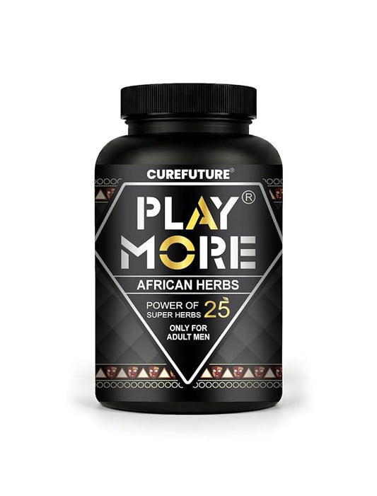 Play More Powerful African Herbs Powder for Men – 150g | 25Natural Herbs Energy & Overall Wellbeing