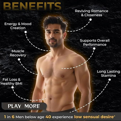 Play More Powerful African Herbs Powder for Men – 150g | 25Natural Herbs Energy & Overall Wellbeing