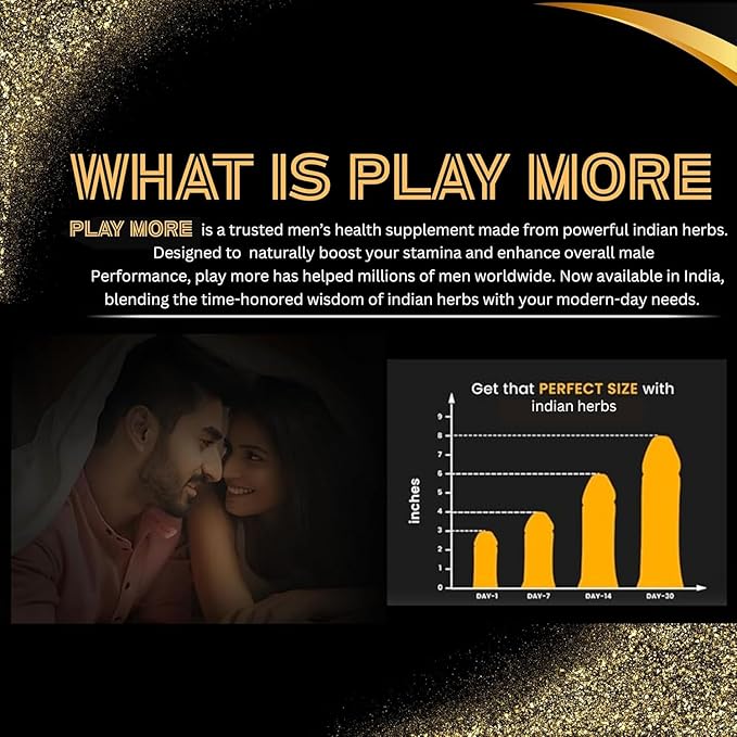 Play More Powerful African Herbs Powder for Men – 150g | 25Natural Herbs Energy & Overall Wellbeing