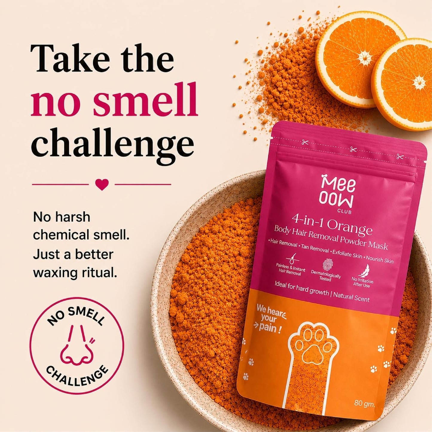 Herbal Wax Powder for Women,s with No Harmful Chemicals, No Irritation, No Skin Rashes - 300 Gm Combo Pack