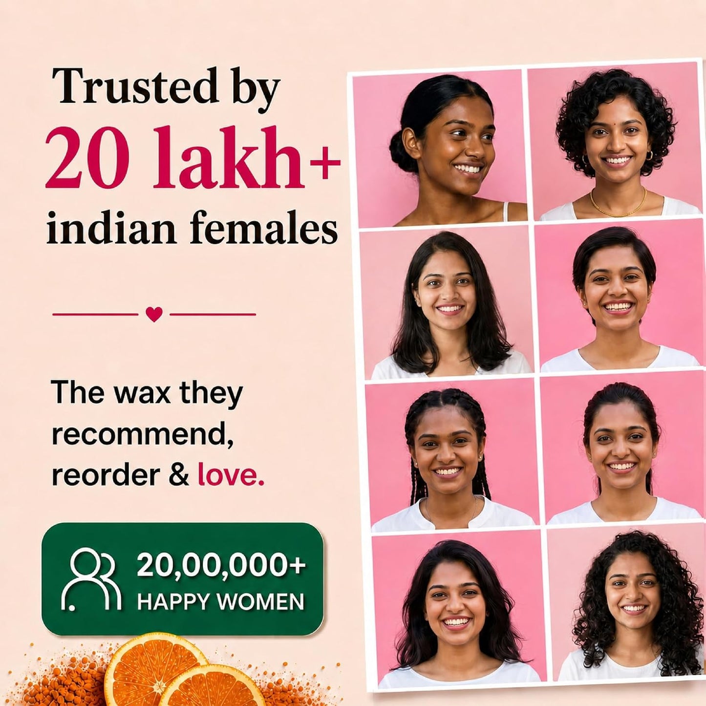 Herbal Wax Powder for Women,s with No Harmful Chemicals, No Irritation, No Skin Rashes - 300 Gm Combo Pack