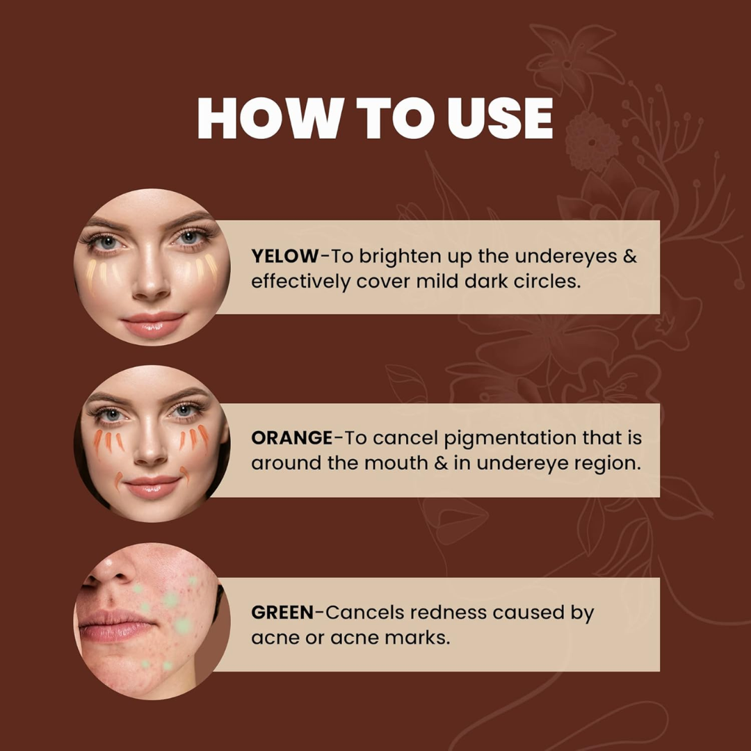 MARS Liquid Blossom Foundation & Concealer Set | SPF 50+ PA++++, Longwear, Crease-Resistant & Customizable Coverage