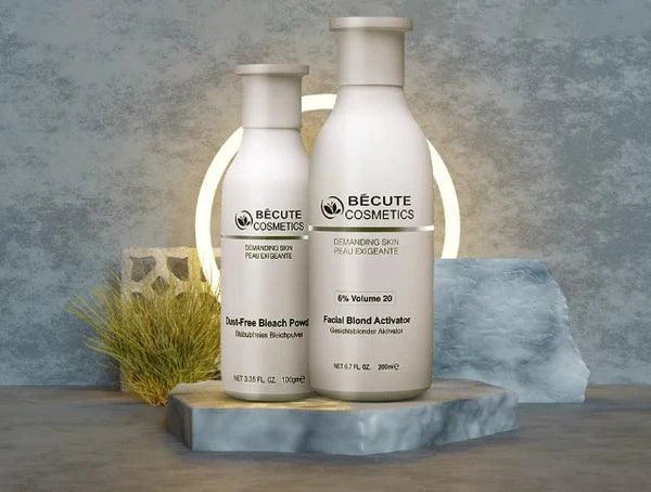 Becute Skin Polish Set – Bleach Powder & Facial Blonde Activator