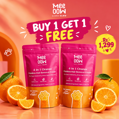 MEOW BODY HAIR REMOVAL WAX POWDER - BUY 1 GET 1 FREE