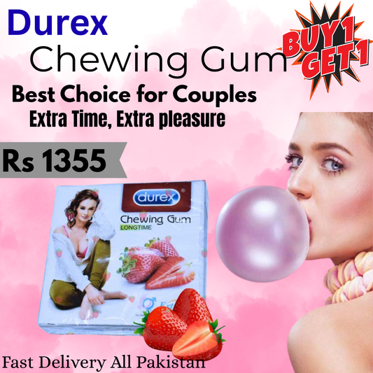 Durex Chewing Gum – Longtime Support Buy 1 Get 1 Free | Free Home Delivery