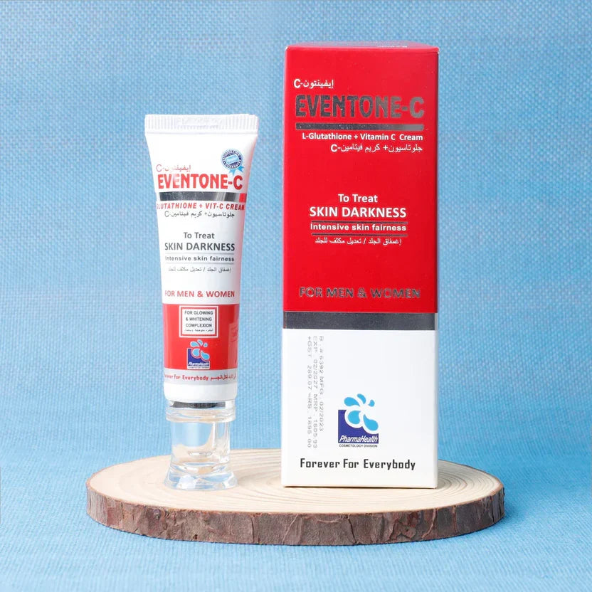 Eventone-C Whitening Cream with L-Glutathione and Vitamin C for Men and Women, 30g