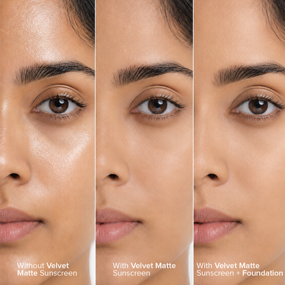 Forever52 Velvet Matte Sunscreen Makeup Base SPF 50 PA+++ | Lightweight Primer & UV Protection (50g)