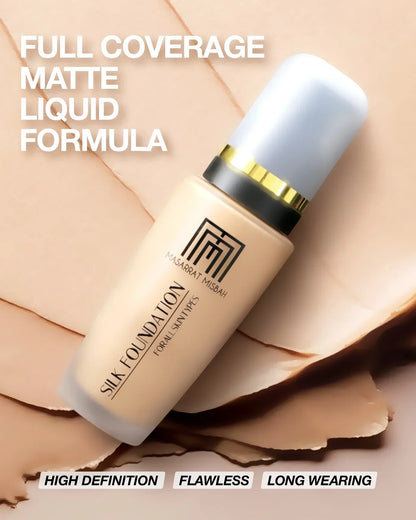 Masarrat Misbah Silk Foundation + free blender sponge