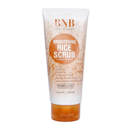 BNB 3 In 1 Rice Extract & Glow Kit-Rice Face Wash+Rice Scrub+Rice Face Mask