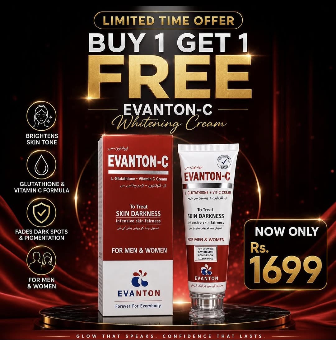 Eventone-C Whitening Cream with L-Glutathione and Vitamin C for Men and Women, 30g