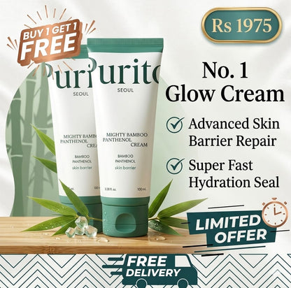 Purito Seoul - Mighty Bamboo Panthenol Cream (Buy 1 Get 1 Free)