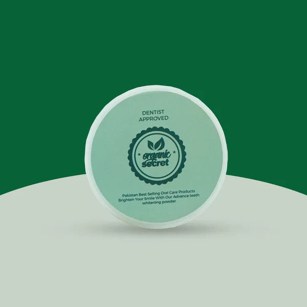 Teeth whitening powder by organic secret- No artificial flavour ✅
