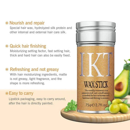 IKT Hair Wax Stick, Styling Wax for Smooth Wigs