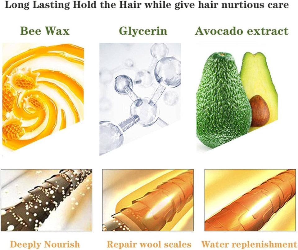 IKT Hair Wax Stick, Styling Wax for Smooth Wigs